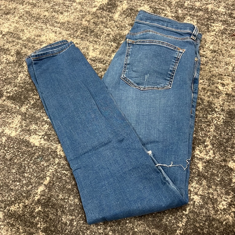 Top shop motto Leigh jeans